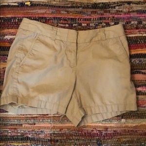 J CREW khaki shorts